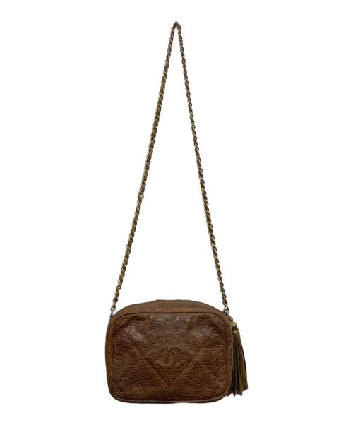 CHANEL（シャネル）CHANEL (シャネル) ショルダーバッグ 	ビコローレ ベージュの古着・服飾アイテム