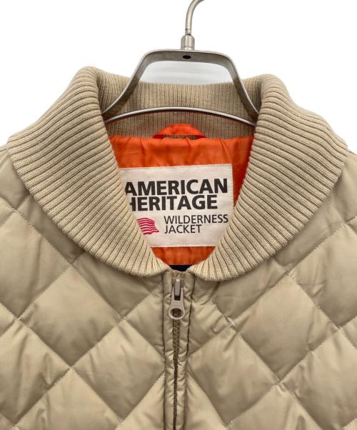 AMERICAN HERITAGE（アメリカンヘリテージ）AMERICAN HERITAGE (アメリカンヘリテージ) J.PRESS (ジェイプレス) キルティングジャケット ベージュ サイズ:Mの古着・服飾アイテム