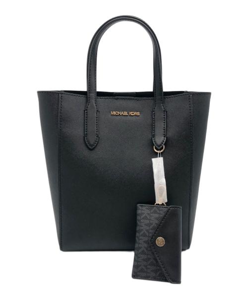 MICHAEL KORS（マイケル・コース）MICHAEL KORS (マイケル・コース) 2WAYバッグ ブラック 未使用品の古着・服飾アイテム