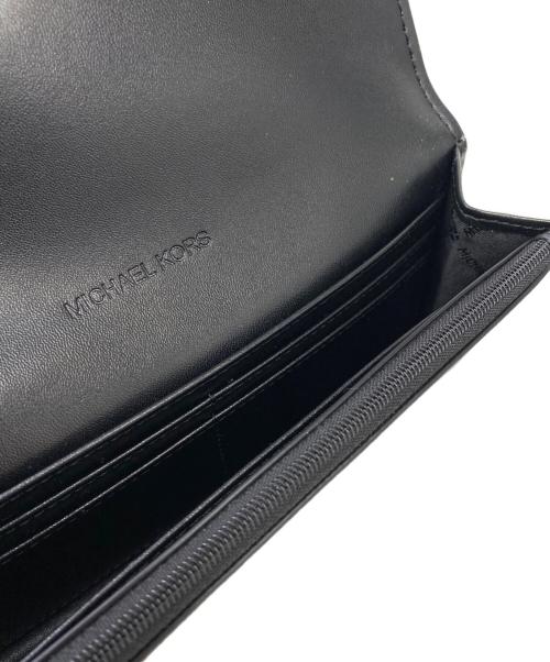 MICHAEL KORS（マイケル・コース）MICHAEL KORS (マイケルコース) 長財布 ブラックの古着・服飾アイテム
