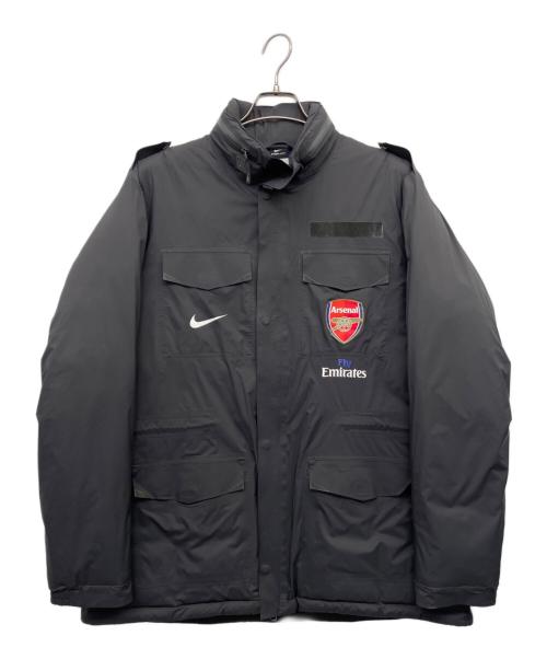 NIKE（ナイキ）NIKE (ナイキ) アーセナル（Arsenal）サイドラインアウターパーカ ブラック サイズ:Ｌの古着・服飾アイテム