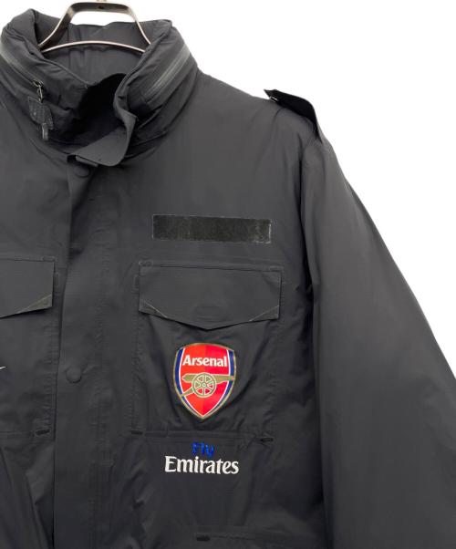 NIKE（ナイキ）NIKE (ナイキ) アーセナル（Arsenal）サイドラインアウターパーカ ブラック サイズ:Ｌの古着・服飾アイテム