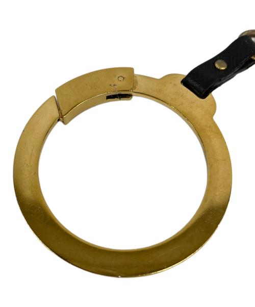 PRADA（プラダ）PRADA (プラダ) キーホルダー ゴールド×ブラックの古着・服飾アイテム