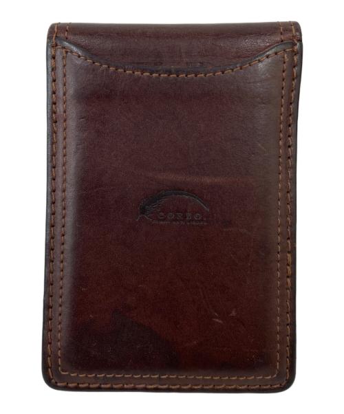 corbo（コルボ）CORBO (コルボ) カードケース ブラウンの古着・服飾アイテム