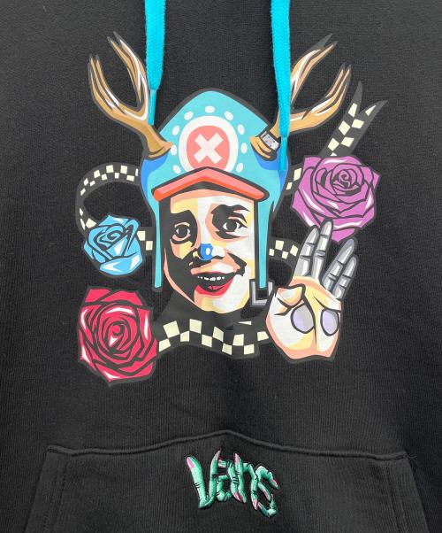 VANS（バンズ）VANS (バンズ) ONE PIECE (ワンピース) プルオーバーパーカー ブラック サイズ:XLの古着・服飾アイテム