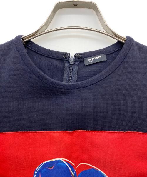 JIL SANDER（ジルサンダー）JIL SANDER (ジルサンダー) 半袖カットソー ネイビー サイズ:32の古着・服飾アイテム