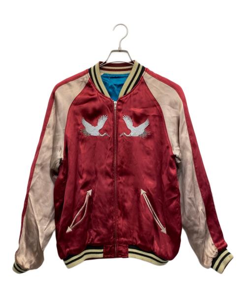 IOLANI（イオラニ）IOLANI (イオラニ) スカジャン レッド×ブルー サイズ:XLの古着・服飾アイテム