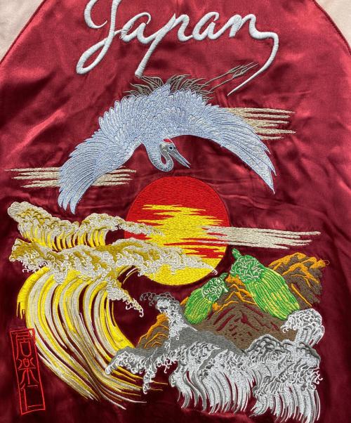 IOLANI（イオラニ）IOLANI (イオラニ) スカジャン レッド×ブルー サイズ:XLの古着・服飾アイテム