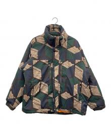 HUF（ハフ）の古着「中綿ジャケット」｜グリーン×ネイビー