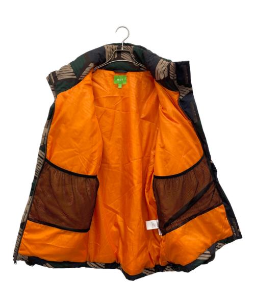 HUF（ハフ）HUF (ハフ) 中綿ジャケット グリーン×ネイビー サイズ:Ｌの古着・服飾アイテム