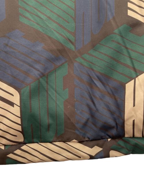 HUF（ハフ）HUF (ハフ) 中綿ジャケット グリーン×ネイビー サイズ:Ｌの古着・服飾アイテム