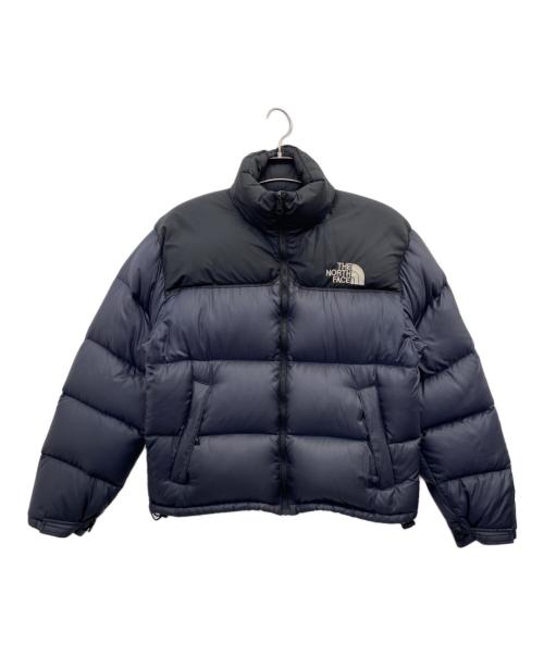 THE NORTH FACE（ザ ノース フェイス）THE NORTH FACE (ザ ノース フェイス) Nuptse Jacket（ヌプシダウンジャケット） ネイビー×ブラック サイズ:Ｍの古着・服飾アイテム