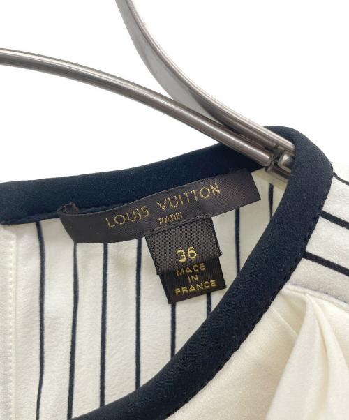 LOUIS VUITTON（ルイ ヴィトン）LOUIS VUITTON (ルイ ヴィトン) ノースリーブブラウス ホワイト サイズ:36の古着・服飾アイテム