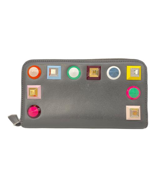 FENDI（フェンディ）FENDI (フェンディ) 長財布 グレーの古着・服飾アイテム