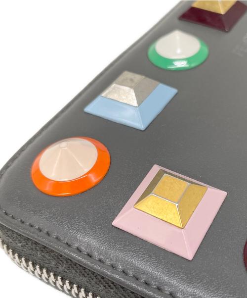 FENDI（フェンディ）FENDI (フェンディ) 長財布 グレーの古着・服飾アイテム