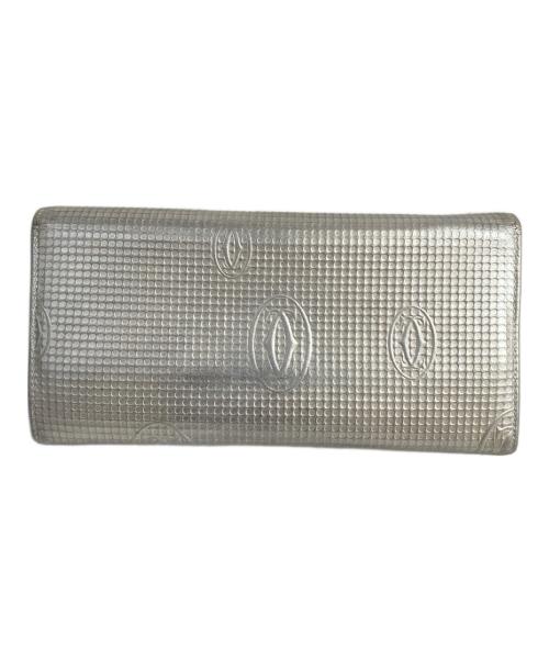 Cartier（カルティエ）Cartier (カルティエ) 長財布 シルバーの古着・服飾アイテム