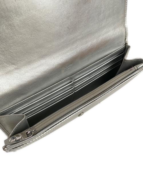 Cartier（カルティエ）Cartier (カルティエ) 長財布 シルバーの古着・服飾アイテム