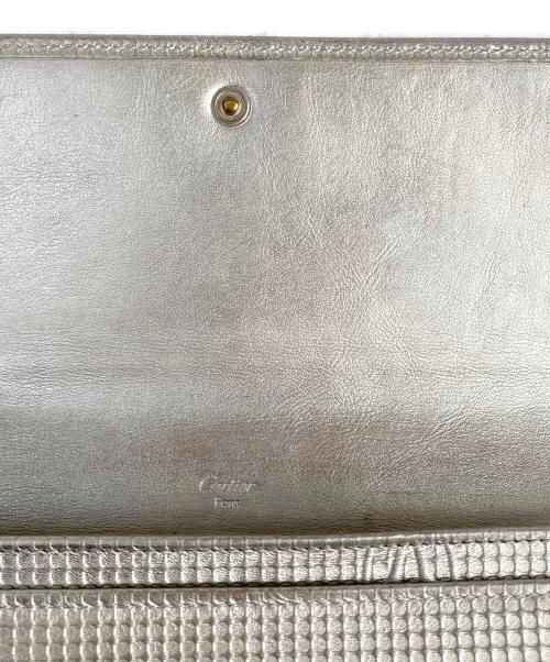 Cartier（カルティエ）Cartier (カルティエ) 長財布 シルバーの古着・服飾アイテム