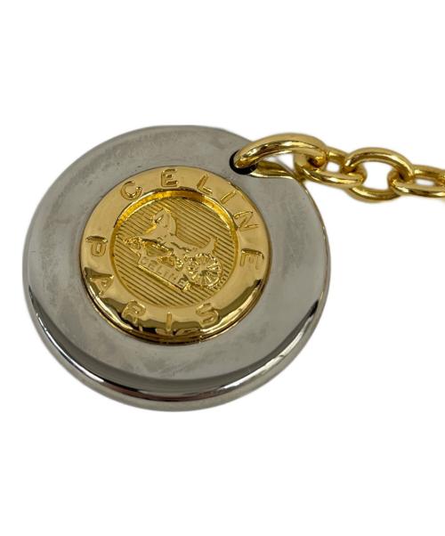 CELINE（セリーヌ）CELINE (セリーヌ) キーホルダー ゴールド×シルバーの古着・服飾アイテム