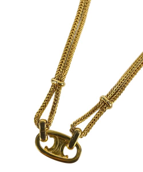 CELINE（セリーヌ）CELINE (セリーヌ) チョーカー 	マカダム ゴールドの古着・服飾アイテム