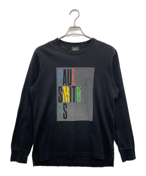 PAUL SMITH（ポールスミス）Paul Smith (ポールスミス) 長袖カットソー ブラック サイズ:Lの古着・服飾アイテム