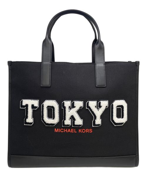 MICHAEL KORS（マイケル・コース）MICHAEL KORS (マイケル・コース) トートバッグ ブラック×レッドの古着・服飾アイテム