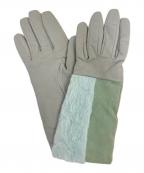 Franc francフランフラン）の古着「レザーグローブ」｜スカイブルー×グレー