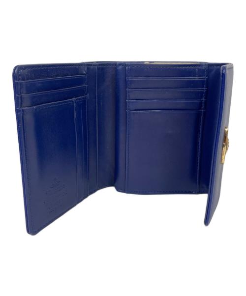 Vivienne Westwood（ヴィヴィアンウエストウッド）Vivienne Westwood (ヴィヴィアンウエストウッド) 3つ折り財布 ネイビーの古着・服飾アイテム