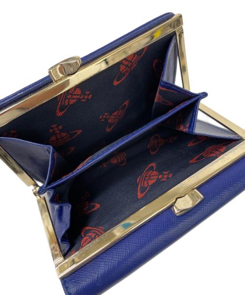 Vivienne Westwood（ヴィヴィアンウエストウッド）Vivienne Westwood (ヴィヴィアンウエストウッド) 3つ折り財布 ネイビーの古着・服飾アイテム