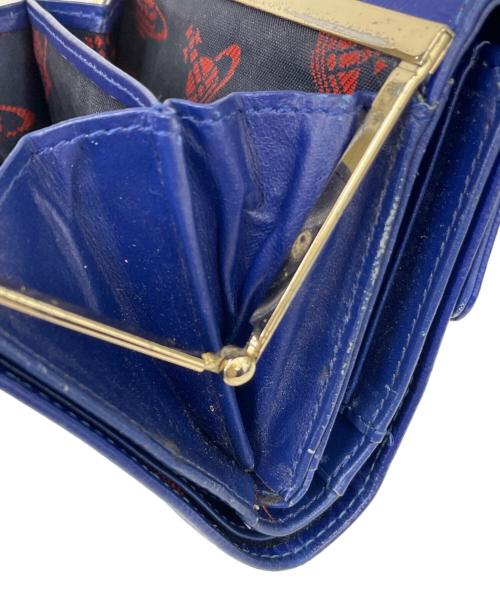 Vivienne Westwood（ヴィヴィアンウエストウッド）Vivienne Westwood (ヴィヴィアンウエストウッド) 3つ折り財布 ネイビーの古着・服飾アイテム