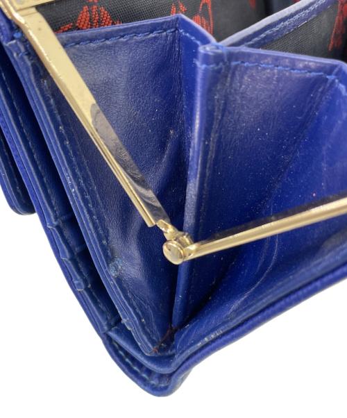 Vivienne Westwood（ヴィヴィアンウエストウッド）Vivienne Westwood (ヴィヴィアンウエストウッド) 3つ折り財布 ネイビーの古着・服飾アイテム