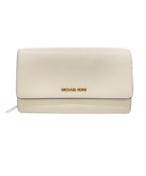 MICHAEL KORS（マイケル・コース）MICHAEL KORS (マイケルコース) ショルダーバッグ ホワイトの古着・服飾アイテム