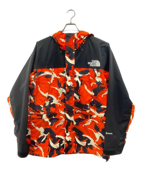 THE NORTH FACE（ザ ノース フェイス）THE NORTH FACE (ザ ノース フェイス) NOVELTY MOUNTAIN LIGHT JACKET(ノベルティマウンテンライトジャケット) オレンジ×ブラック サイズ:XLの古着・服飾アイテム