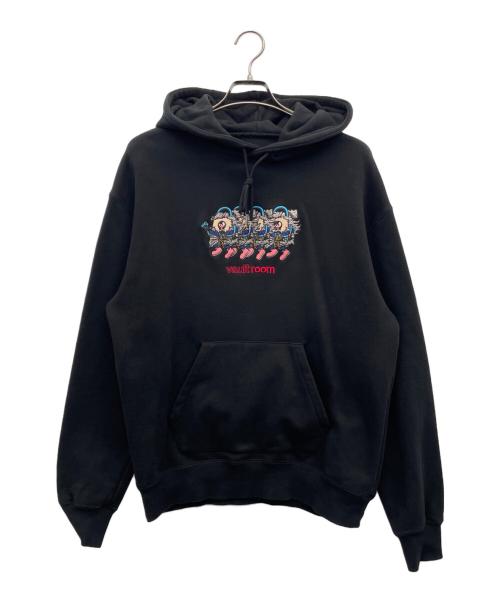 VAULTROOM（ボルトルーム）VAULTROOM (ボルトルーム) プルオーバーパーカー ブラック サイズ:Lの古着・服飾アイテム