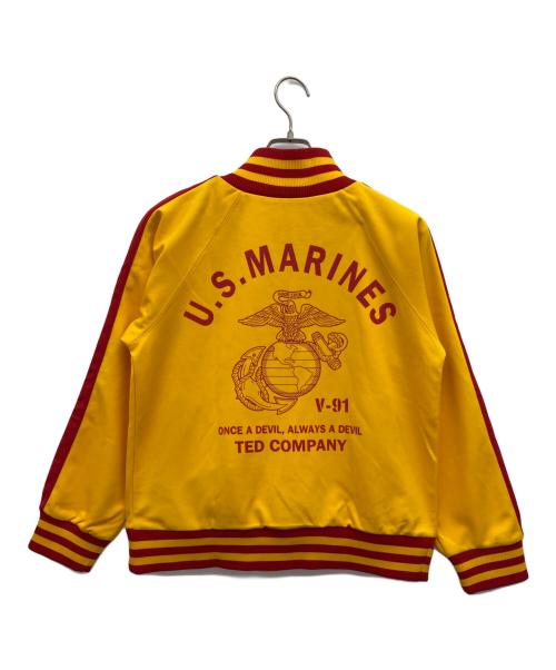 TED COMPANY（テッドカンパニー）TED COMPANY (テッドカンパニー) トラックジャケット イエロー×レッド サイズ:Mの古着・服飾アイテム