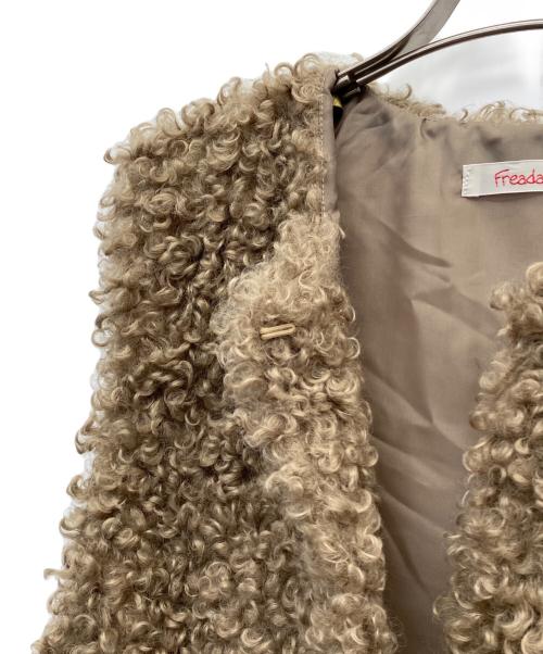 freada（フリーダ）freada (フリーダ) ロングベスト ブラウン サイズ:Ｆの古着・服飾アイテム