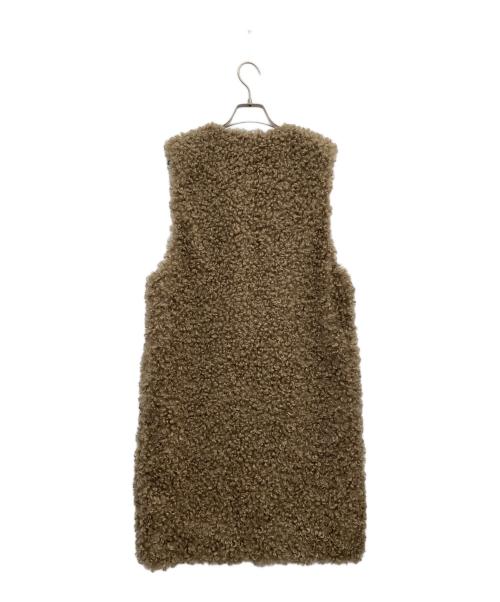 freada（フリーダ）freada (フリーダ) ロングベスト ブラウン サイズ:Ｆの古着・服飾アイテム