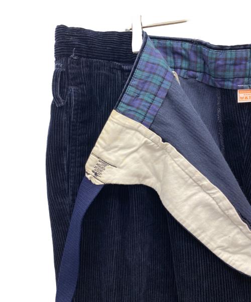 MAISON EUREKA（メゾンエウレカ）MAISON EUREKA (メゾンエウレカ) ヴィンテージリワークパンツ ブルー サイズ:Fの古着・服飾アイテム