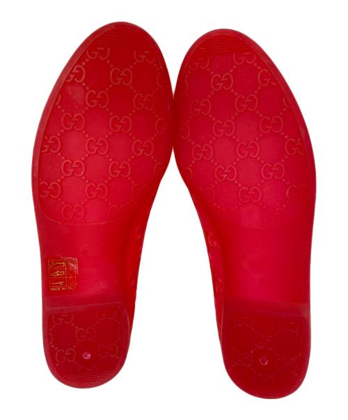 GUCCI（グッチ）GUCCI (グッチ) ラバーソールシューズ レッド サイズ:38の古着・服飾アイテム