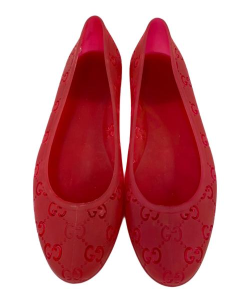 GUCCI（グッチ）GUCCI (グッチ) ラバーソールシューズ レッド サイズ:38の古着・服飾アイテム