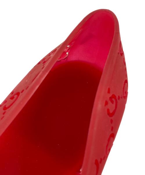 GUCCI（グッチ）GUCCI (グッチ) ラバーソールシューズ レッド サイズ:38の古着・服飾アイテム