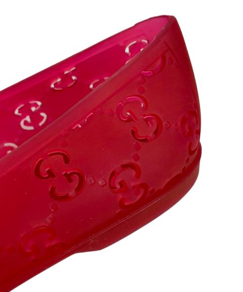 GUCCI（グッチ）GUCCI (グッチ) ラバーソールシューズ レッド サイズ:38の古着・服飾アイテム