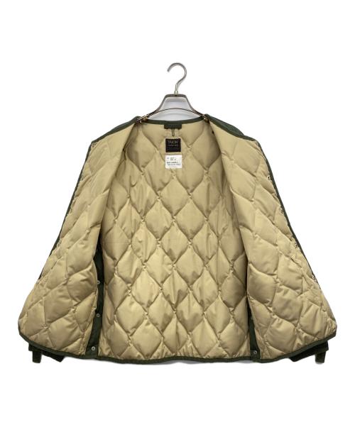 TAION（タイオン）TAION (タイオン) ミリタリー クルーネック ダウンジャケット グリーン サイズ:XLの古着・服飾アイテム