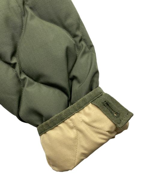 TAION（タイオン）TAION (タイオン) ミリタリー クルーネック ダウンジャケット グリーン サイズ:XLの古着・服飾アイテム