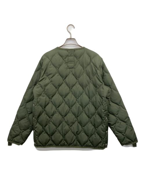 TAION（タイオン）TAION (タイオン) ミリタリー クルーネック ダウンジャケット グリーン サイズ:XLの古着・服飾アイテム