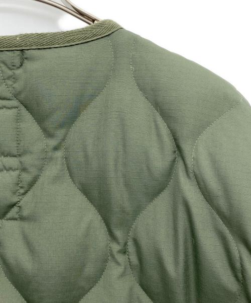 TAION（タイオン）TAION (タイオン) ミリタリー クルーネック ダウンジャケット グリーン サイズ:XLの古着・服飾アイテム