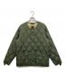 TAION（タイオン）の古着「ミリタリー クルーネック ダウンジャケット」｜グリーン