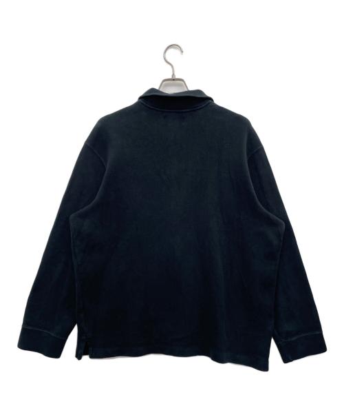 POLO RALPH LAUREN（ポロ・ラルフローレン）POLO RALPH LAUREN (ポロ・ラルフローレン) ハーフジップトレーナー ブラック サイズ:XXLの古着・服飾アイテム