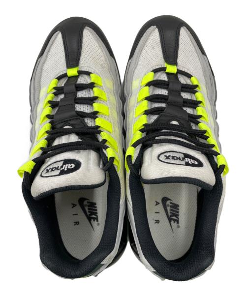 NIKE BY YOU（ナイキバイユー）NIKE BY YOU (ナイキバイユー) BY YOU AIR MAX 95 UNLOCKED ホワイト×イエロー サイズ:26㎝の古着・服飾アイテム