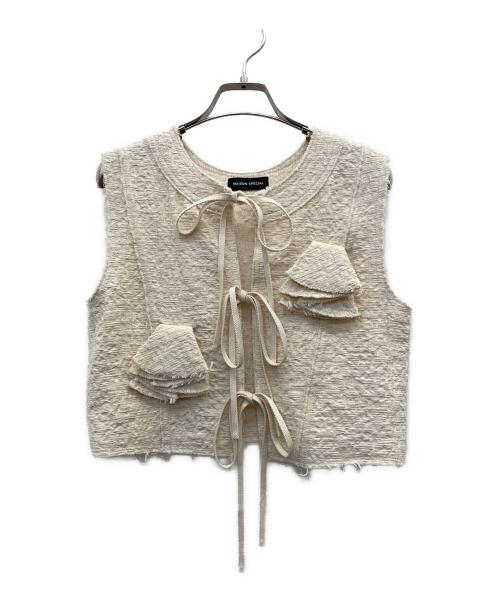 MAISON SPECIAL（メゾンスペシャル）MAISON SPECIAL (メゾンスペシャル) ベスト ベージュ サイズ:Freeの古着・服飾アイテム